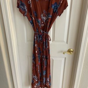 Floral Billabong Wrap dress